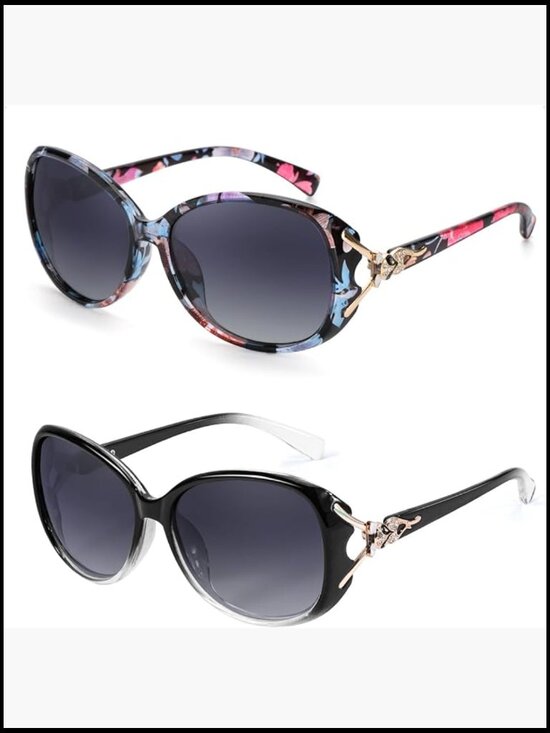 Trendy Oversized Polarized Sunglasses UV400 Protection for Women